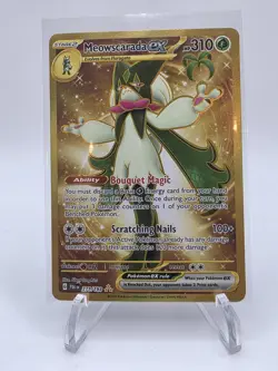 Meowscarada ex - 271/193 - Hyper Rare Gold Paldea Evolved Full Art Pokemon TCG - Image 1