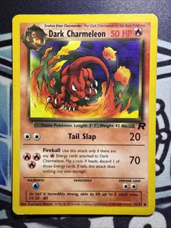 Dark Charmeleon #32/82 - Uncommon - Pokemon Team Rocket Set - Image 1