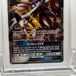 2017 Pokemon Sun & Moon Base - Solgaleo GX #89/149 - PSA 9 MINT - Image 3