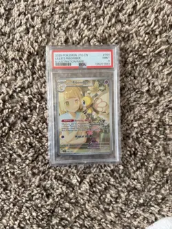 2025 POKEMON JTG EN-JOURNEY TOGETHER ILLUSTRATION RARE LILLIE'S RIBOMBEE PSA 9 - Image 1