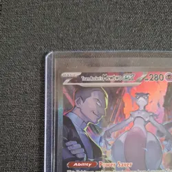 Pokemon TCG Destined Rivals Team Rocket's Mewtwo ex 231/182 SIR Pack Fresh - Image 3