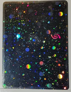 Blank HD Swirl 🌀 Cosmos Holo Bleed Error Rare Pokemon TCG ✨ (Ink Removed) DMG - Image 1