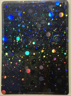 Blank HD Swirl 🌀 Cosmos Holo Bleed Error Rare Pokemon TCG ✨ (Ink Removed) DMG - Image 2