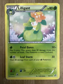 Pokemon TCG Lilligant Black & White 10/114 Regular Rare HP - Image 1