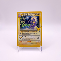 Pokemon TCG Light Toxtricity SWSH137 Cosmos Holo Celebrations Promo - Image 4