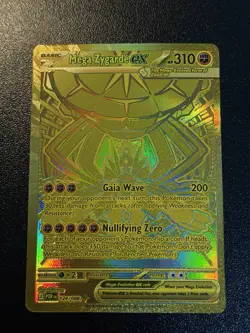 Pokemon Mega Zygarde ex Gold Hyper Rare 124/088 Perfect Order READY TO SHIP - Image 1