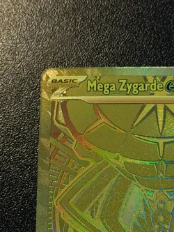 Pokemon Mega Zygarde ex Gold Hyper Rare 124/088 Perfect Order READY TO SHIP - Image 2