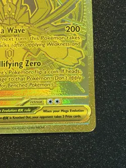 Pokemon Mega Zygarde ex Gold Hyper Rare 124/088 Perfect Order READY TO SHIP - Image 4