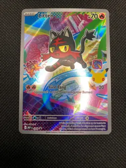 Litten MEP 044 Promo - Illustration Rare - Pokemon TCG: 30th Anniversary - NM - Image 1