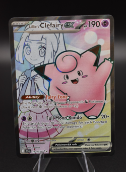 Pokemon Lillie's Clefairy ex 173/159 Sv09: Journey Together Holo - Image 1
