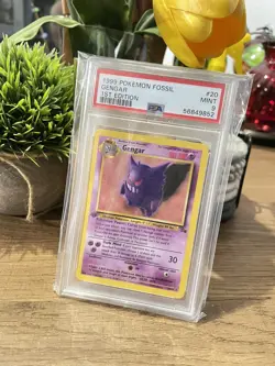Must-Have: 1999 POKEMON FOSSIL 20/62 GENGAR 1ST EDITION PSA 9 - Image 1
