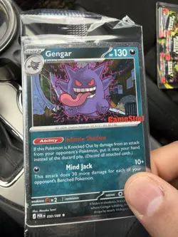 Pokemon TCG Gengar GameStop Promo Holo 2023 050/088 130 HP English - Image 2