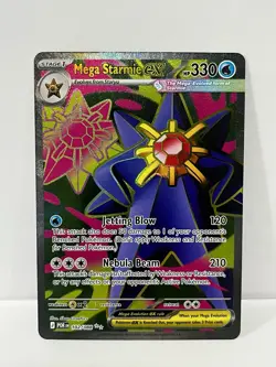 Pokemon TCG- Mega Starmie ex - 102/088 - ME03: Perfect Order Full Art Holo - Image 1
