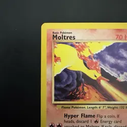 Pokemon Vintage WotC Promo Moltres #21 Black Star - Image 2