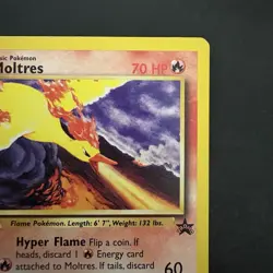 Pokemon Vintage WotC Promo Moltres #21 Black Star - Image 3