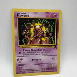 2000 Pokemon WOTC Black Star Promo Mewtwo #14 MP - Image 1