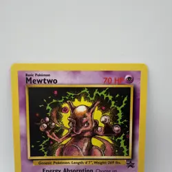 2000 Pokemon WOTC Black Star Promo Mewtwo #14 MP - Image 2