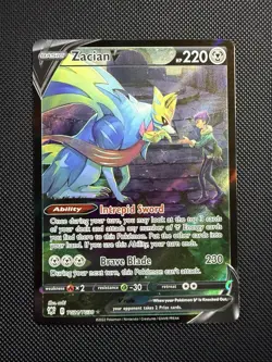 Zacian V TG21/TG30 Trainer Gallery Pokemon Astral Radiance Ultra Rare Alt Art - Image 1