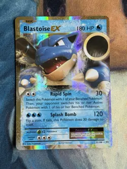 BLASTOISE EX #21/108 XY EVOLUTIONS ULTRA RARE HOLO POKEMON 2016 NM / LP - Image 1