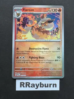 Pokemon Flareon (Poke Ball Pattern) 013/131 Sv: Prismatic Evolutions Holo - Image 1