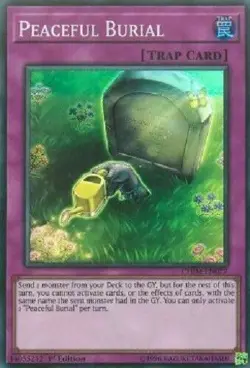 Peaceful Burial - CHIM-EN077 - Super Rare - 1st Edition - Yugioh - Image 1