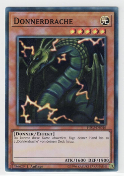 Donnerdrache - HISU-DE046 - Super Rare - NM - YuGiOh - Image 1