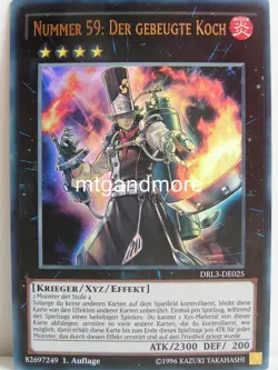 Yu-Gi-Oh - 1x Nummer 59: Der Gebeugte Koch - DRL3 - Dragons of Legend Unleashed - Image 1