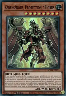 Yu Gi Oh ! Kebehsenouf, Protection d'Horus ( AGOV-FR014 ) Ultra Rare en Francais - Image 1