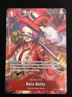 One Piece CCG Awakening Of The New Era OP05-015 Belo Betty Rare Alt Art Foil - Image 1
