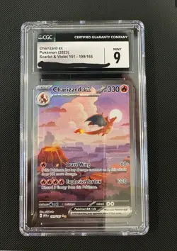 Charizard ex CGC 9 SIR 151 199/165 SV 151 MEW EN Pokemon Card English - Image 1