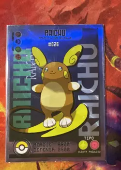 CARD POKEMON EJ VOL. V #103 RAICHU 2020 Alola PERU South America TCG FOIL - Image 1