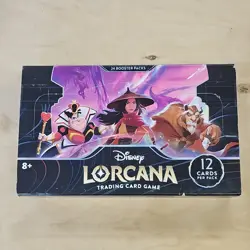 Disney Lorcana Rise of the Floodborn Booster Box 2024 24 Packs 12 Cards Each - Image 1