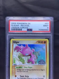 Pokemon Cards: EX Unseen Forces Reverse Holo: Gligar 57/115 PSA 9 - Image 3