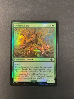 Generous Ent - Foil - Lord of the Rings - Magic the Gathering - MTG - Image 1