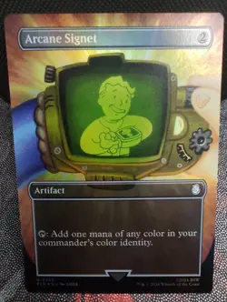 Arcane Signet (Borderless) Universes Beyond: Fallout Foil - Image 1