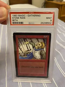 Mtg Beta PSA 9 Stone Rain | Magic the gathering | MINT | - Image 1