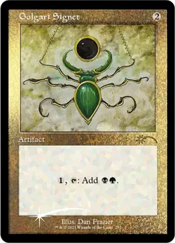 Golgari Signet (Foil Etched) [SLD - 292] - NM [Foil] TCG MTG - Image 1