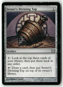 MTG Sensei's Divining Top Champions of Kamigawa 268/306 LP Lightly Played - Image 1