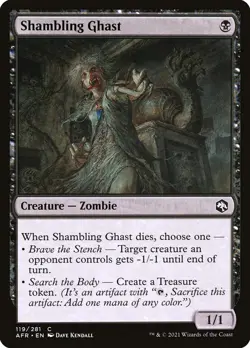 MTG Shambling Ghast ** Adventures in the Forgotten Realms ** English (NM) - Image 1