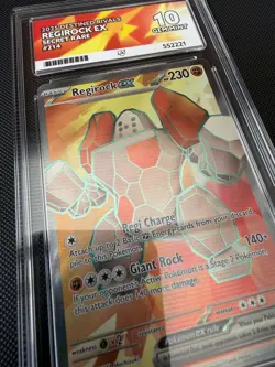 Regirock EX 214/182 - Destined Rivals - Pokemon TCG - Ace 10 Gem Mint - Image 3