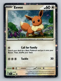 Pokemon SV: Scarlet & Violet Promo Cards #043 Eevee - Image 1