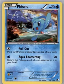 Pokemon TCG Legendary Treasures #36/113 Phione - Image 1