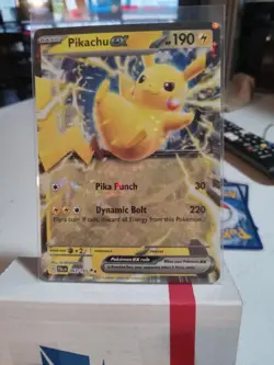 POKEMON SV02 PALDEA EVOLVED PIKACHU EX 063/193 DOUBLE RARE - Image 1
