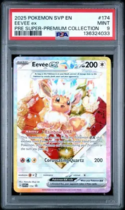 Eevee ex #174 PSA 9 Promo Prismatic Evolutions Super Premium Collection Pokemon - Image 1