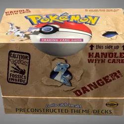 Pokemon Fossil Theme Deck Display Box Bodyguard Lockdown WOTC Sales Display Box - Image 2