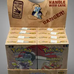Pokemon Fossil Theme Deck Display Box Bodyguard Lockdown WOTC Sales Display Box - Image 3