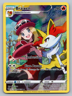 Braixen Pokemon Silver Tempest Trainer Gallery TG01/TG30 Character Rare NM - Image 1
