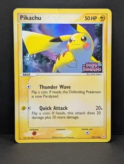 Pikachu 78/110 Holon Phantoms Reverse Holo Rare Pokemon TCG Nintendo MP - Image 1