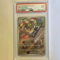 Pokemon Archaludon 155/142 Stellar Crown Illustration Rare Holo PSA 9 180 HP - Image 1