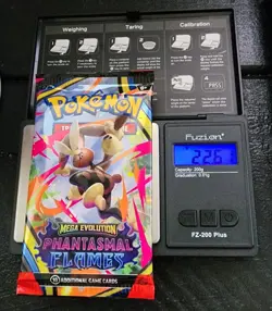 22.61g HEAVY!! Pokemon TCG: Mega Evo Phantasmal Flames Pack SEALED - Image 1